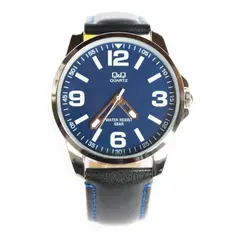 Q&Q - Reloj Qyq Original Hombre Cuero Caja Original