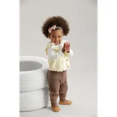 BABY SAMUU - Chaleco Tejido con Botones Isabel