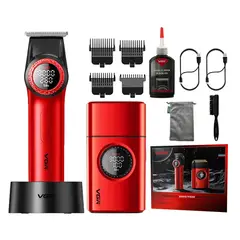 VGR - V‑977 & V‑377 Professional Trimmer + Foil Shaver Combo