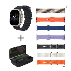 SHUNGA - Combo Smartwatch Ultrafit D8000 Ultra 3