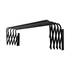 REJIPLAS - Tendedero de pared 80cm negro