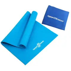SPORT FITNESS - Mat Yoga 6mm + Toalla Microfibra Wicking Sportfitness