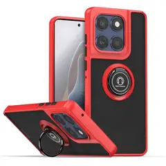 GENERICO - Funda Estuche Anti Golpes Mate Compatible Motorola Edge 60 Pro Rojo
