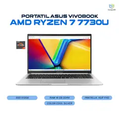 ASUS - Portatil AMD Ryzen 7 7730U 16GB 512GB SSD - M1502YA-NJ107