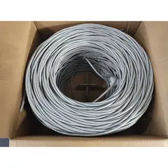 HIKVISION - 200 Mts Cable Utp Cat 5e Gris 100% Cobre