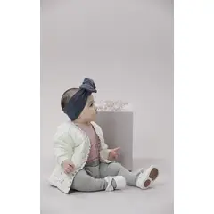GENERICO - Chaqueta Acolchada con Detalles Florales Baby Samuu