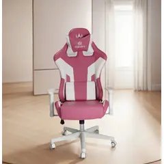 GENERICO - Silla Gamer Giratoria Para Pc Rosa