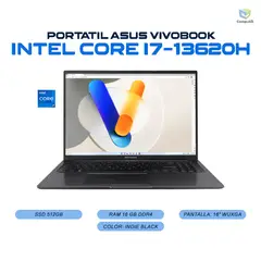 ASUS - Portatil Intel Core i7-13620H 16GB 512GB SSD - X1605VA-MB1235