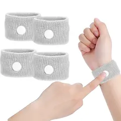 GENERICO - Pulseras Antimareo para Viajes Alivio de Náuseas y Vómitos