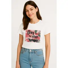 GENERICO - Camiseta Cristiana Dios es mi Refugio y Fortaleza