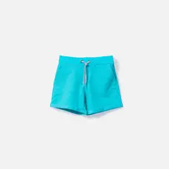 MIC - Short de con cordón azul para niña