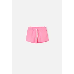 MIC - Short de con cordón rosado para niña