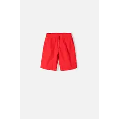 MIC - Bermuda de con bolsillos roja para niño