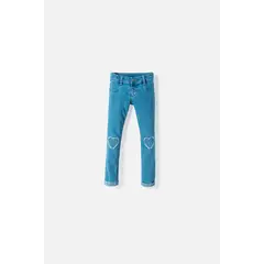 LITTLEMIC - Jean tono medio para niña 2T a 5T
