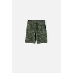 MIC - Bermuda de con cordón verde para niño