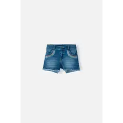 MIC - Short de Indigo medio para niña