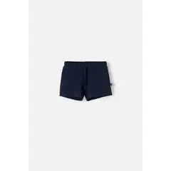 MIC - Short azul con pretina elástica para niña