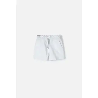 MIC - Short de con cordón blanco para niña