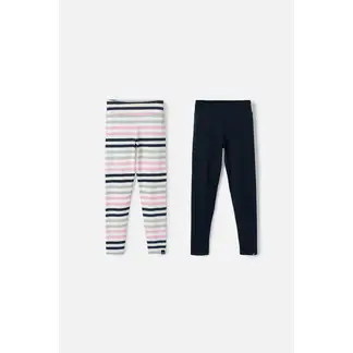 MIC - Pack X2 Leggins de multicolor para niña