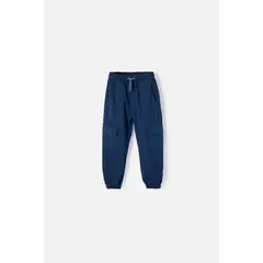LITTLEMIC - Jogger de con cordón azul para niño 2T a 5T