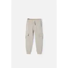 MIC - Jogger de con cordón verde aceituna para niño