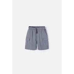 MIC - Bermuda de con cordón gris para niño