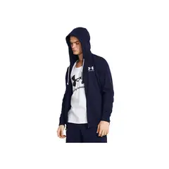 UNDER ARMOUR - Buzo Hombre RIVAL TERRY LC FZ Azul