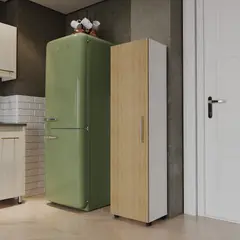 BERTOLINI - Alacena Despensa 1 puerta 4 entrepaños 40cm en MDP