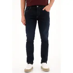 TENNIS - Jean Skinny de tiro medio tono raw para hombre