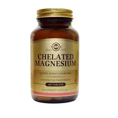 SOLGAR - CHELATED MAGNESIO X 100 TABLETAS/