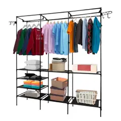GENERICO - Closet Portatil Multifuncional Con Estantes Amplios