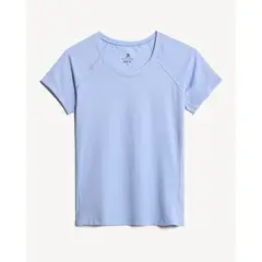 SEVEN SEVEN - Camiseta Texturizada Para Mujer Azul
