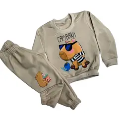 BRYKE - Sudadera Niño Capibara Beige