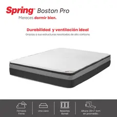 SPRING - Colchón Boston Pro - Firmeza y Soporte 120X190