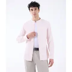 SEVEN SEVEN - Camisa Para Hombre Manga Larga Color Rosa Marca #45012066