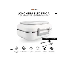 INNOVA - Lonchera Eléctrica Térmica 15l Calienta Comidas Portátil
