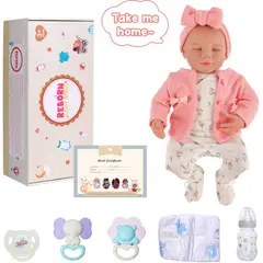 GENERICO - Muñeca Reborn Bebe Real Suave Dormida - Ariel