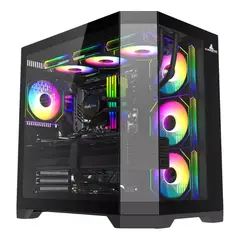 POWER GROUP - Chasis Gamer Pecera 7 Ventiladores ARGB