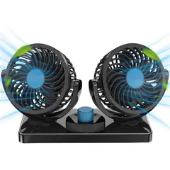CLEAR - VENTILADOR PARA CARRO doble 12 V