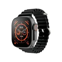 GENERICO - Smartwatch T800 ultra display de 199 con correa Silicona color negro