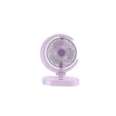 GENERICO - Ventilador Portátil Usb Recargable Con Lámpara Led F10