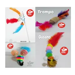 GENERICO - JUGUETES PARA GATOS KIT 1