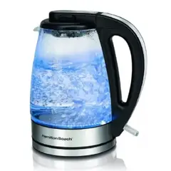 HAMILTON BEACH - Tetera Hervidor De Agua En Vidrio Electrica M