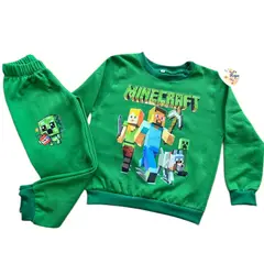 BRYKE - Sudadera Niño Minecraft Verde