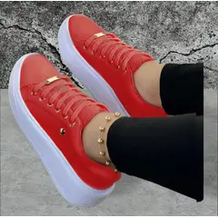 URBAN PLUS - TENIS PARA MUJER ROJO