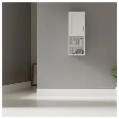 GENERICO - Mueble Auxiliar Lateral De Baño 81cm X 30cm X 25cm SOLAR WHITE