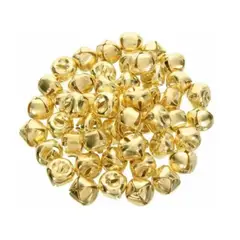 GENERICO - Cascabel Dorado Diámetro 13mm x 100 unidades
