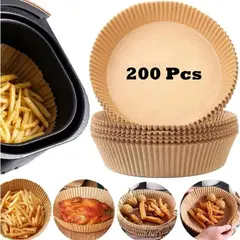 GENERICO - Papel Para Olla Freidora Papel Air Fryer 200 Unidades