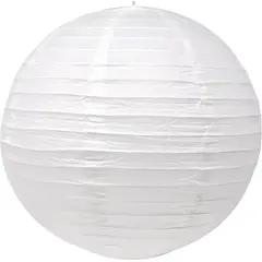 GENERICO - Farol Chinos Lamparas De Papel Globo Chino De 30 Cm blanco