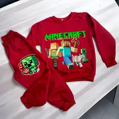 BRYKE - Sudadera Niño Minecraft Roja